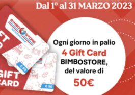 Huggies ti regala la Gift Card in Bimbostore