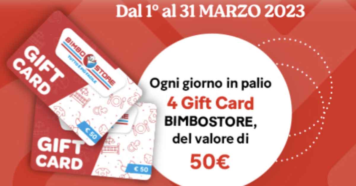 Huggies ti regala la Gift Card in Bimbostore