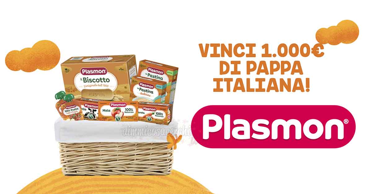 Plasmon: vinci 1.000€ di pappa italiana