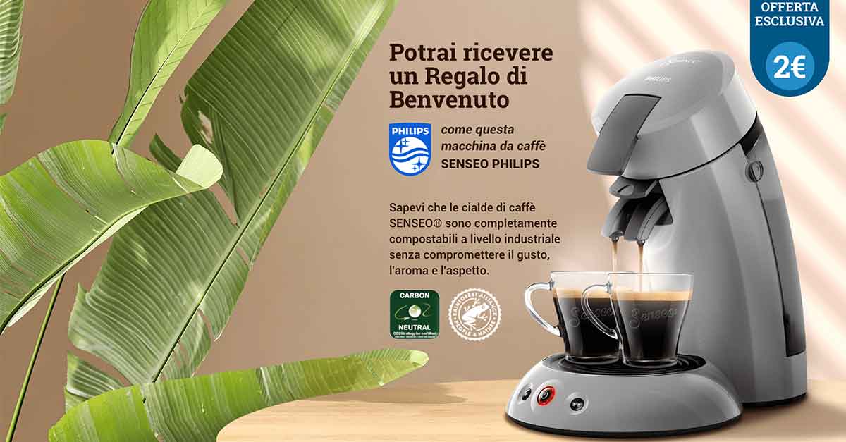 Senseo Philips è il nuovo regalo di benvenuto di Altroconsumo (prova a 2€ per 2 mesi) 2 Senseo Philips Altroconsumo