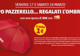 penny ombrello con la spesa