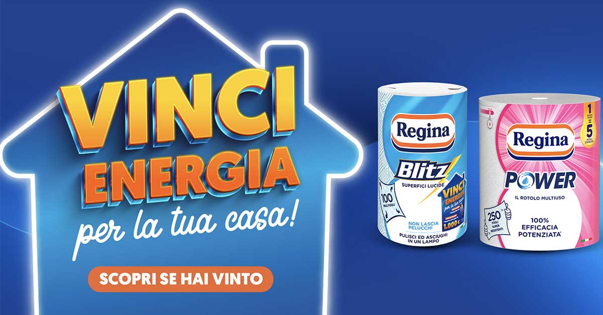 Concorso Regina vinci energia