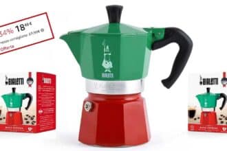 Moka Bialetti tricolore offerta Amazon