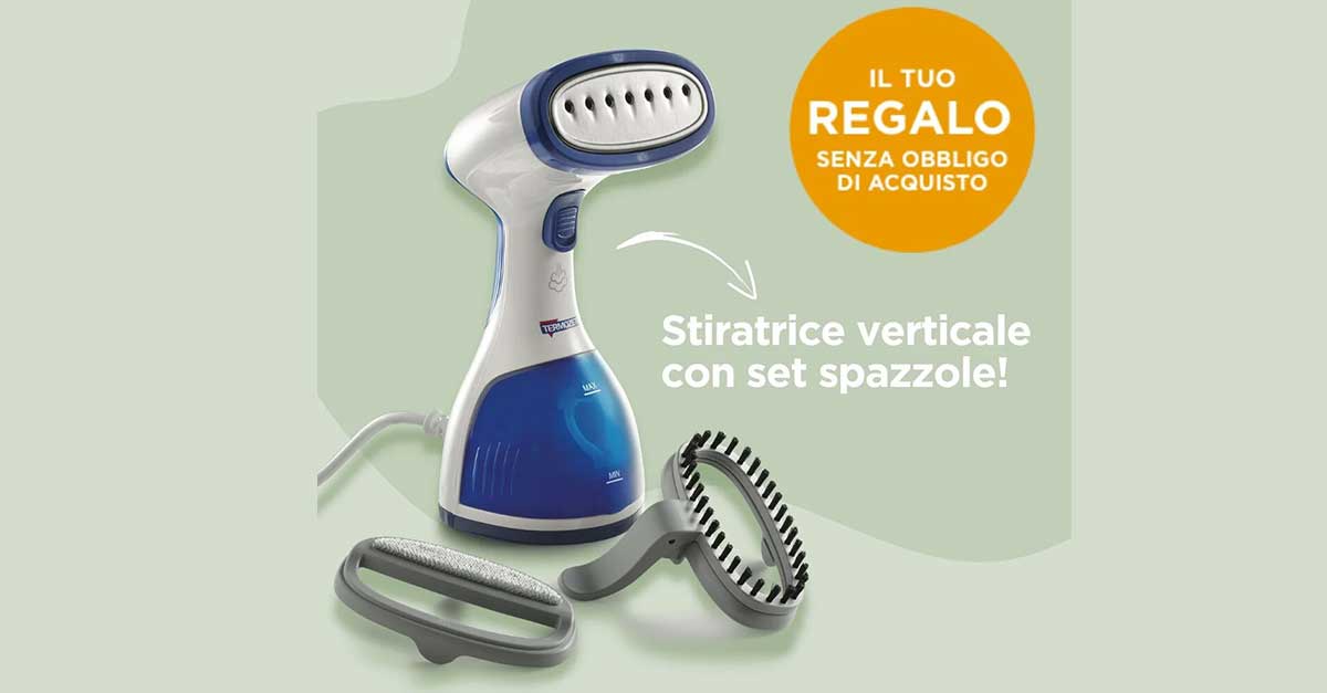 La Stiratrice verticale Termozeta è il nuovo regalo della visita premiata  Bottega Verde - DimmiCosaCerchi