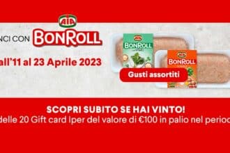 Vinci con Bonroll AIA e Finiper