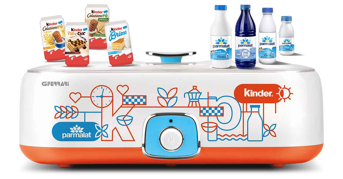 Vinci yogurtiera Kinder e Parmalat