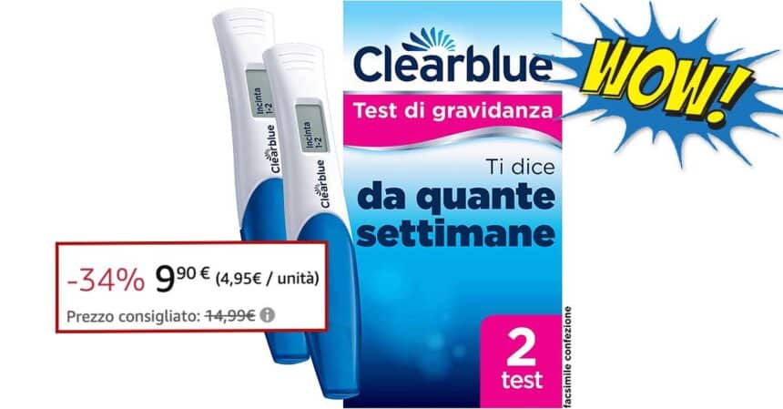 Clearblue Test Di Gravidanza Digitale Con Indicatore Delle Settimane