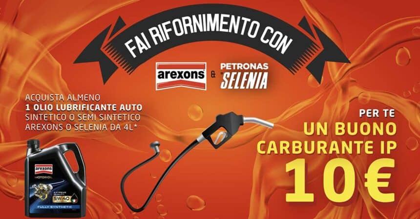 Fai rifornimento con Arexons e Selenia