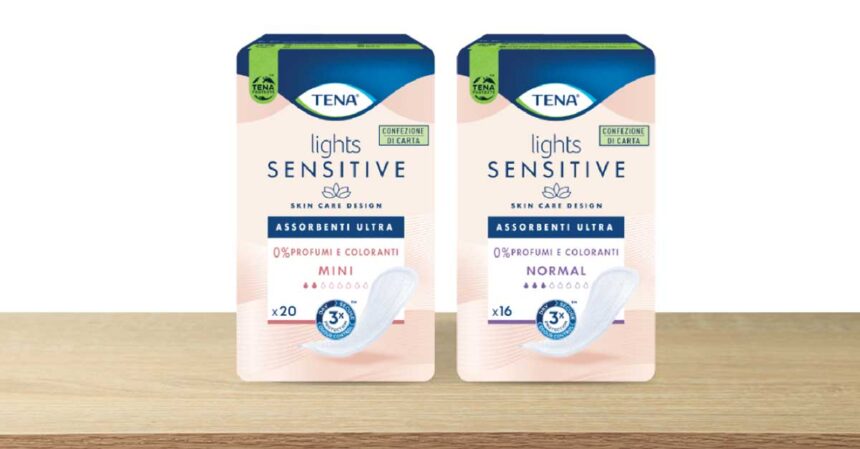 Prova gratis TENA Lights Sensitive