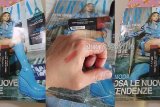 Rivista Grazia con omaggio rossetti MAC