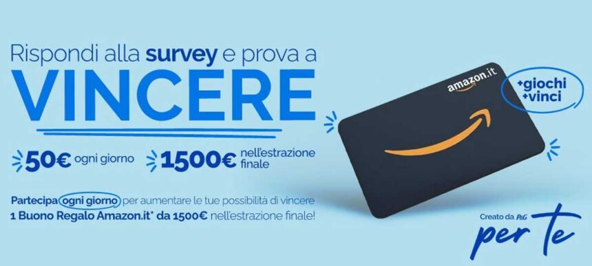 Scopri subito come vincere 1 Buono Regalo Amazon.it