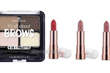 Silhouette Donna con palette e rossetti Essence