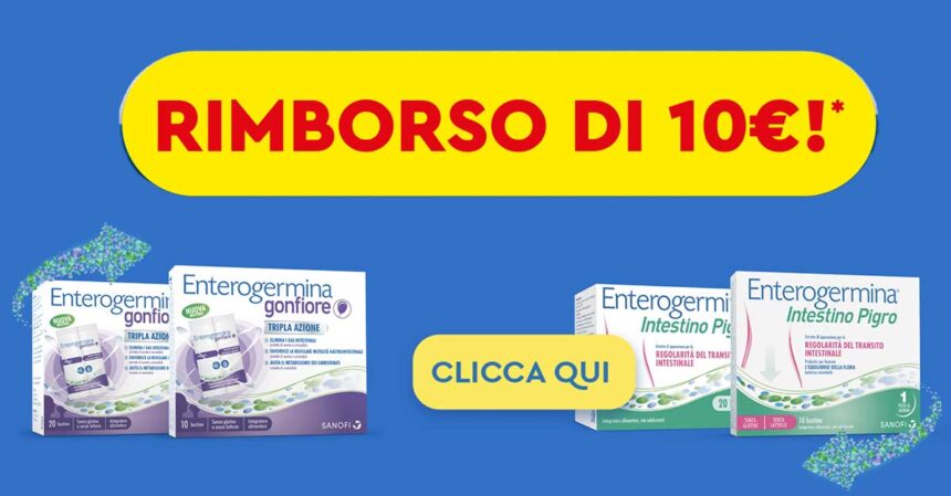 Cashback Enterogermina integratori