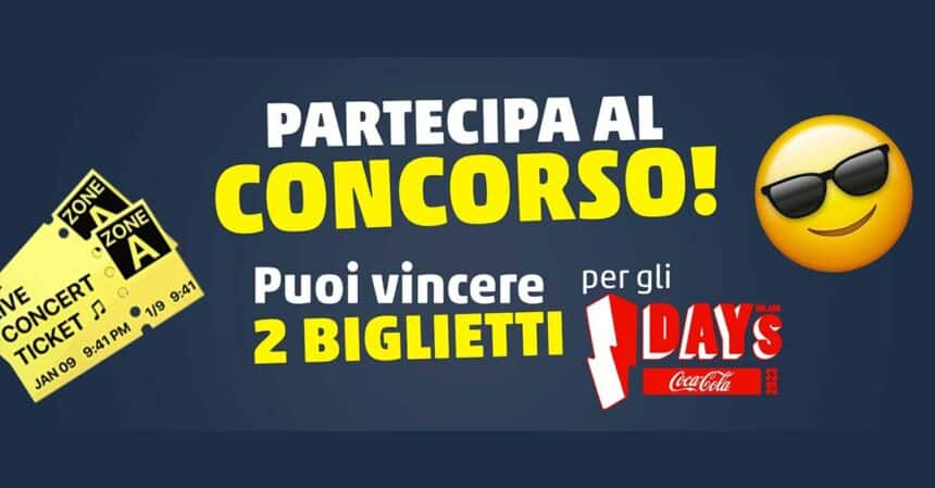 Con PENNY Vinci gli I-DAYS Milano Coca-Cola