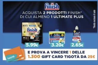 Concorso Tigotà Finish giugno 2024
