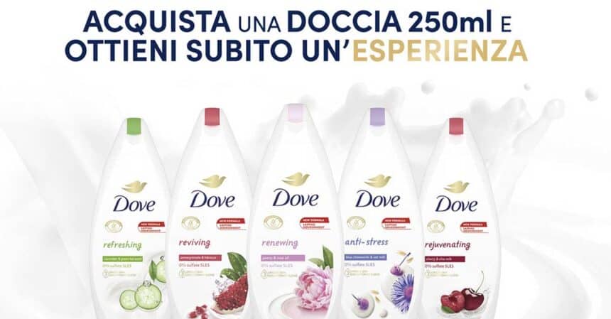 Esperienze benessere con Dove