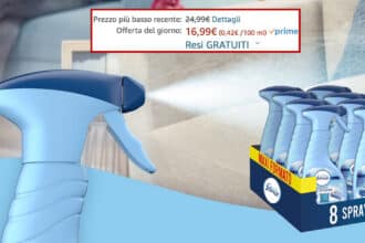 Amazon: Febreze Spray a un prezzo scontatissimo