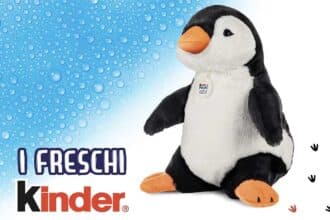 Vinci il Peluche di Fiocco, la mascotte di Kinder Pinguì