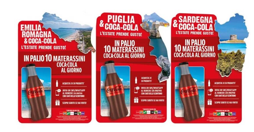 Vinci il materassino gonfiabile Coca-Cola