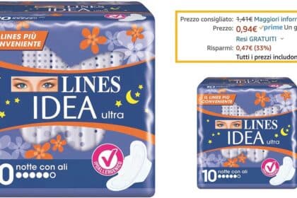 Assorbenti Lines Idea ultra notte