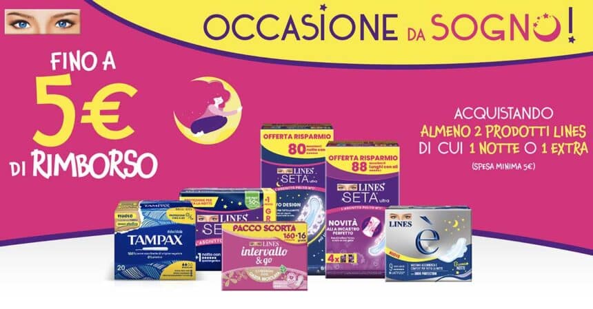 Cashback "Lines da sogno