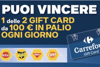 Vinci una carta regalo Carrefour