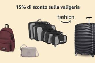 Sconto sulla valigeria con l'offerta Amazon