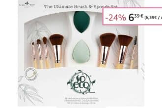Set pennelli trucco e spugne S0 Eco