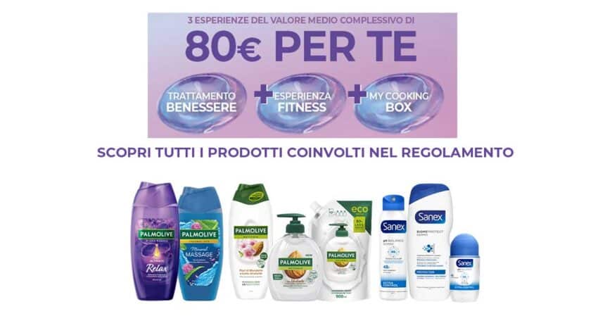 Vinci 3 esperienze di bellezza con Palmolive