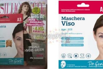 In edicola Silhouette con maschera viso Dr Gert