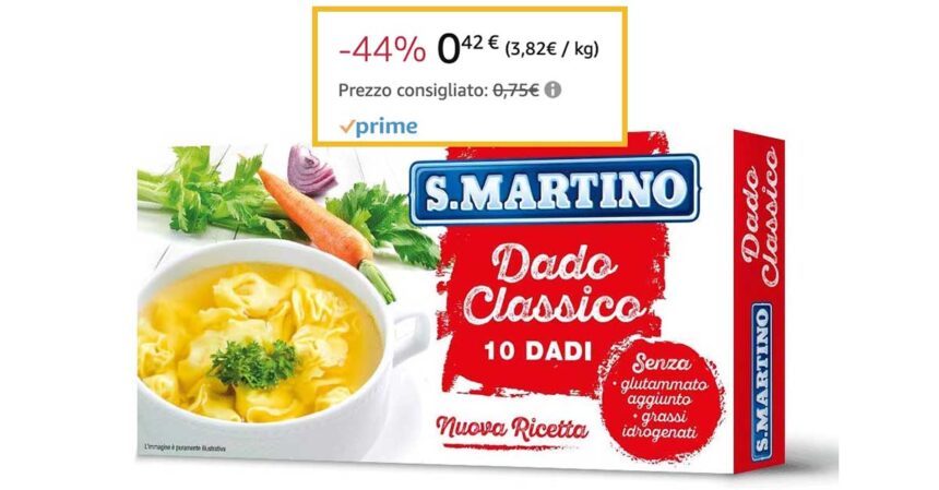 S.Martino dado classico in offerta su Amazon