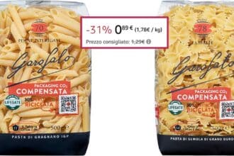 Pasta Garofalo (farfalle e penne) a 0,89€ su Amazon