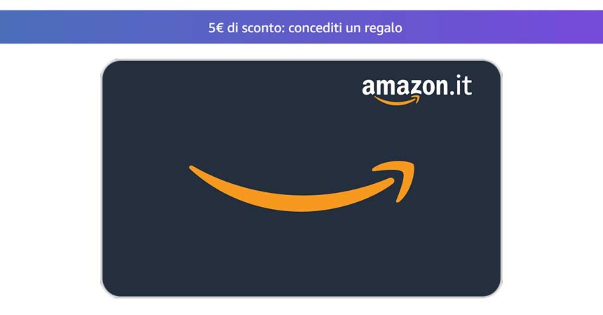Amazon regala 5€