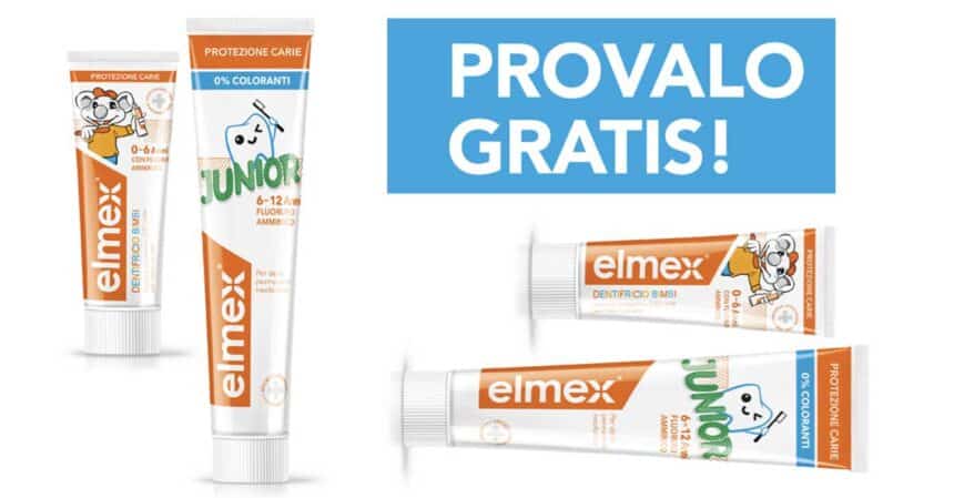 Cashback Elmex Junior “Provalo Gratis”