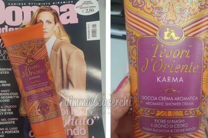 Donna Moderna in edicola con doccia crema Tesori D'Oriente