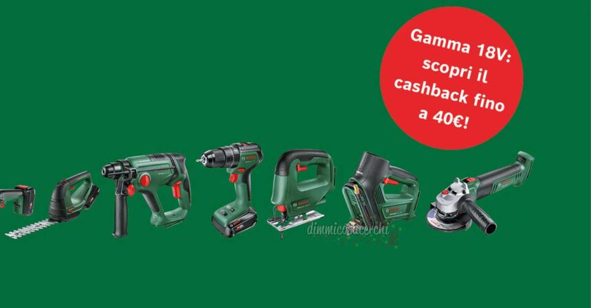 Offerta cashback Bosch 18V