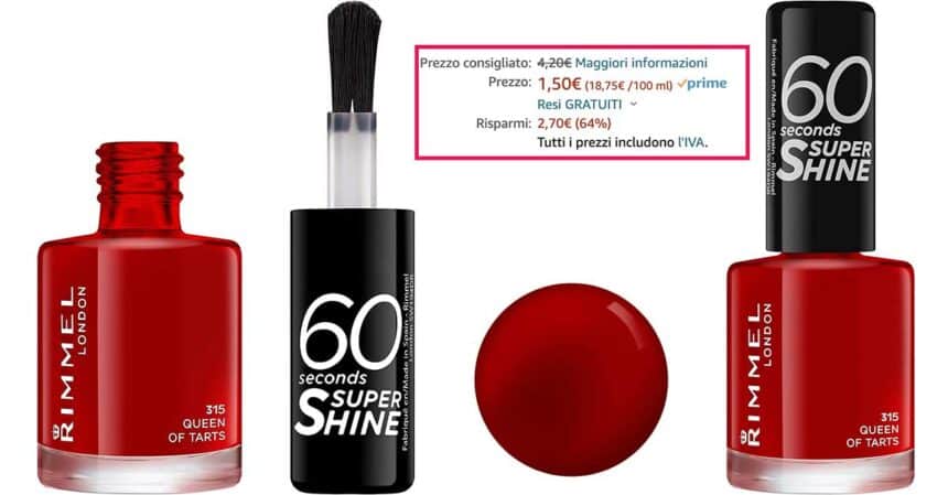 smalto Rimmel London 60 Seconds Super Shine