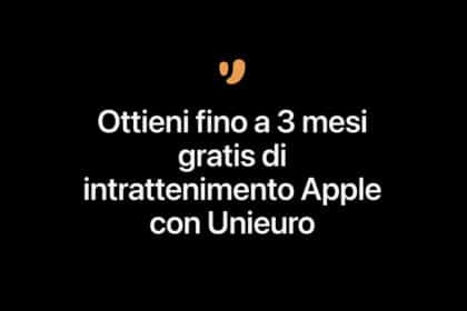 Unieuro regala 3 mesi di Apple Tv e Arcade