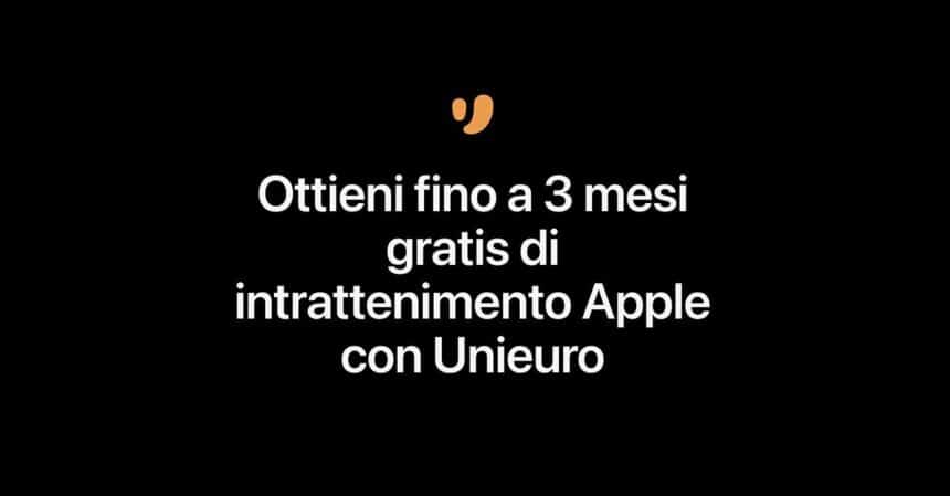 Unieuro regala 3 mesi di Apple Tv e Arcade