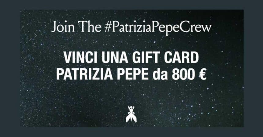 Vinci una Gift Card Patrizia Pepe