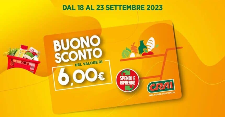 Crai "Spendi e riprendi" settembre