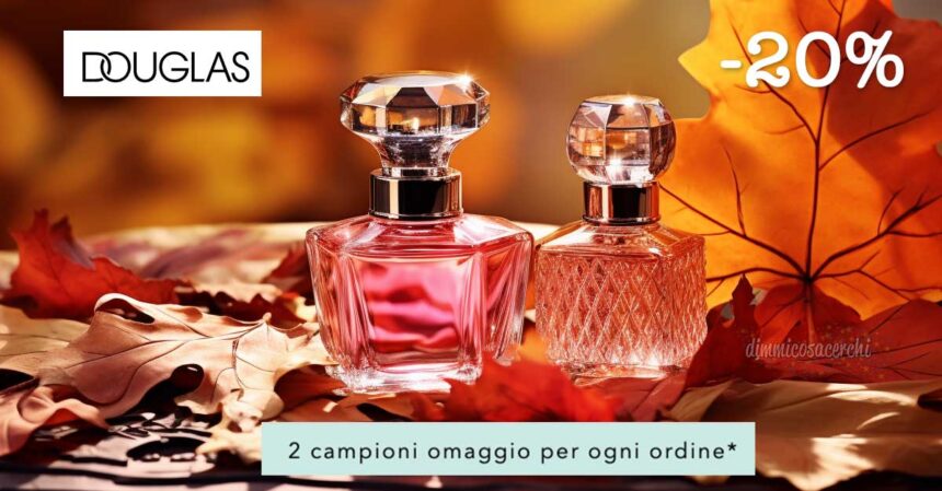 codice sconto douglas autunno