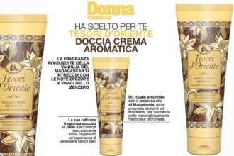 doccia crema aromatica Tesori d'Oriente vaniglia zenzero allegato Donna Moderna edicola