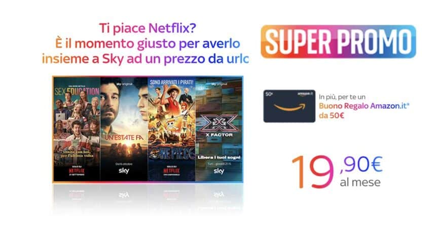 Sky TV e Netflix