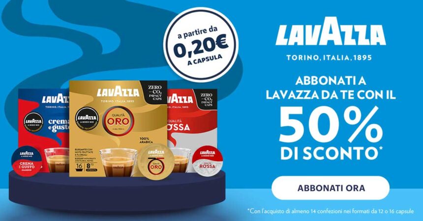 Sconto abbonamento Lavazza