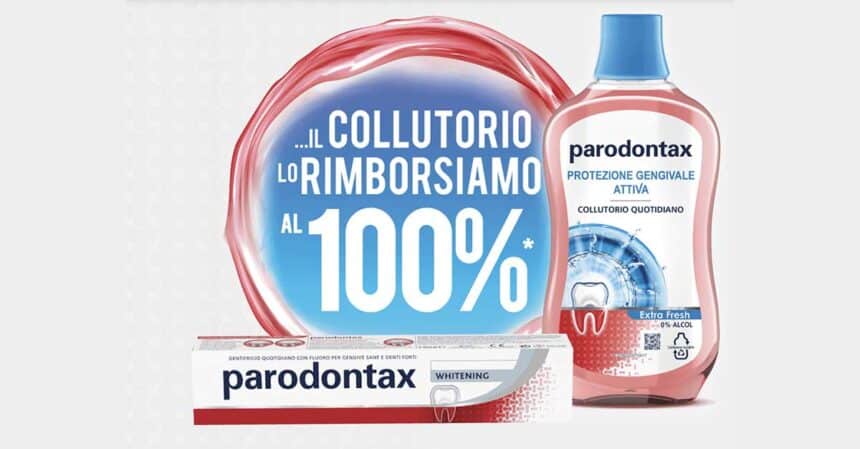 Cashback Parodontax colluttorio