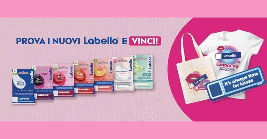 Labello ti fa vincere il suo Merchandising