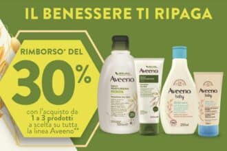 Rimborso Cashback Aveeno