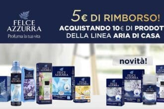 Rimborso cashback Felce Azzurra