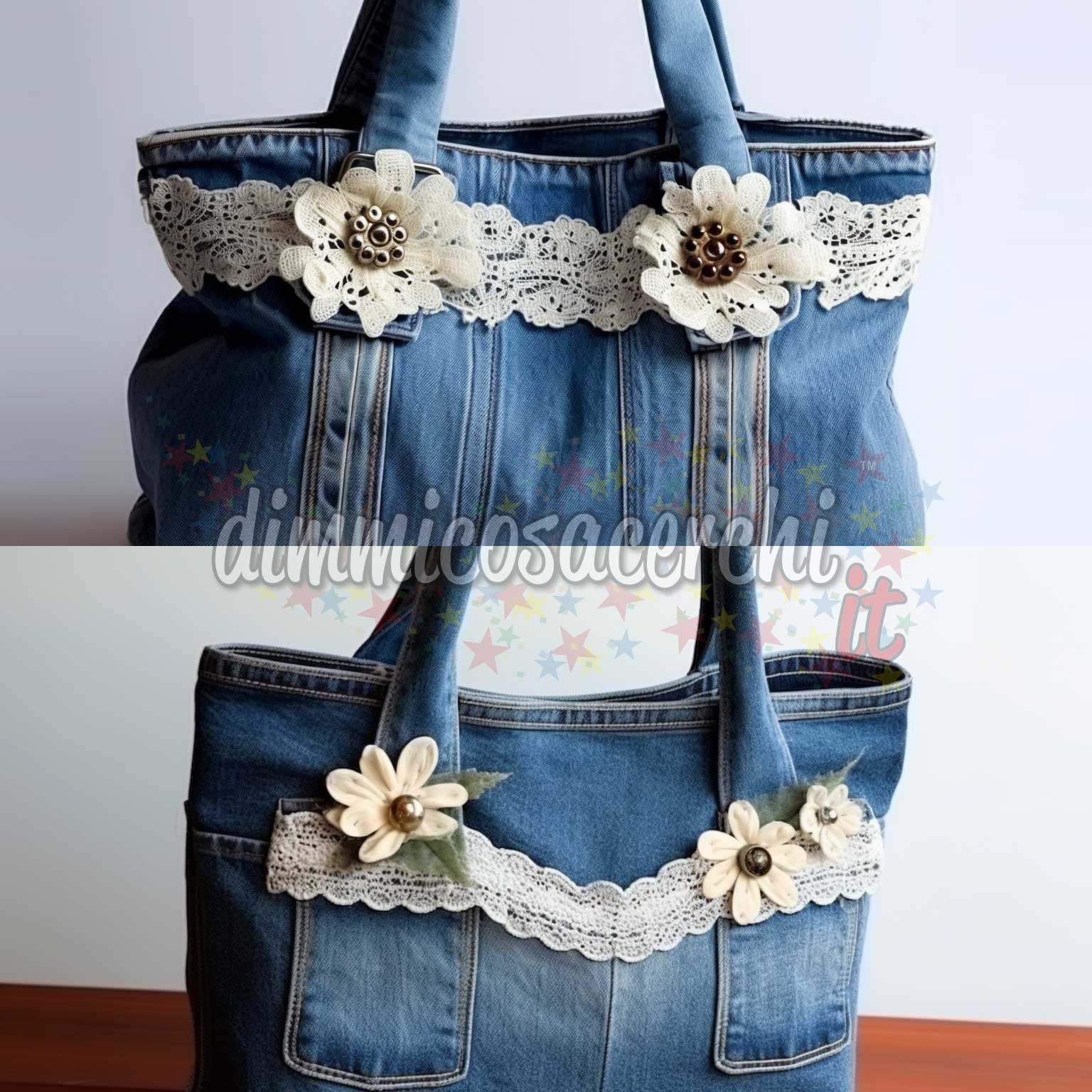 Come fare una borsa di stoffa in jeans